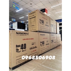 LOA Đôi Nanomax PRO-906  LOA BASS 40cm x2 CÓ CÔNG SUẤT 2000W