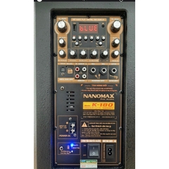 Loa Kéo Nanomax K-180 Bass 40cm 820w Lưới Xám Karaoke Bluetooth