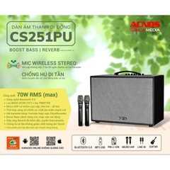 Loa xách tay Bluetooth ACNOS CS-160-Hàng chính hãng bảo hành 12 tháng