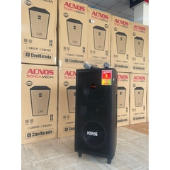 Loa kéo Acnos CB2523 Bluetooth, 2 bass 2.5 tấc gỗ - Chính Hãng Acnos