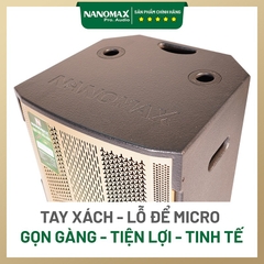 Loa Kéo Nanomax SK-12F3 Bass 30 Cao 4 Tấc Công Suất 450w Karaoke Bluetooth Tặng Kèm 2 Micro Hát Karaoke