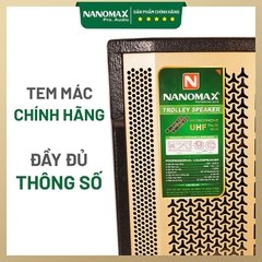 Loa Kéo Nanomax SK-12F3 Bass 30 Cao 4 Tấc Công Suất 450w Karaoke Bluetooth Tặng Kèm 2 Micro Hát Karaoke