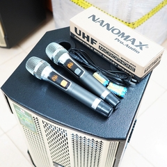 Loa Kéo Nanomax SK-12X2 2022 Bass 3 Tấc 30cm 420w Bluetooth Karaoke Tặng 2 Mic Không Dây Âm Thanh Siêu Đỉnh