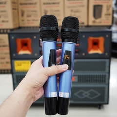 Loa Kéo Bình Bass Đôi Nanomax Pro-803 1800w Bass 40cm x2 Karaoke Bluetooth Tặng Kèm 2 Micro Hát Karaoke