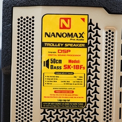 Loa Kéo Công Suất Lớn Nanomax SK-18F5 Bass 5 Tấc 50cm Công Suất 1150w Karaoke Bluetooth Lưới Vàng Siêu Công Nghệ 2022