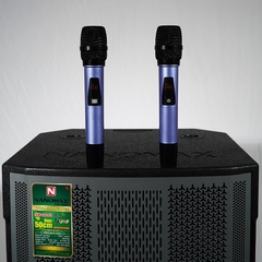 Loa Kéo Nanomax SK-1802 Bass 50cm 960w Karaoke Bluetooth Tặng kèm cặp micro UHF