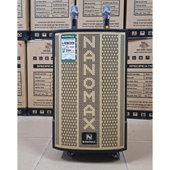 Loa Kéo Nanomax Pro-1252 Bass 30cm 400w Karaoke Bluetooth Tặng Kèm 2 Mic Hát karaoke