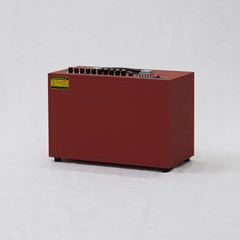 Loa Karaoke Xách Tay Nanomax K-01 ( Nâu ) Bass 20cm 120w Tặng Kèm 2 Mic Hát Karaoke