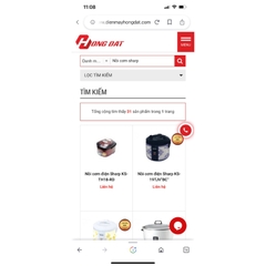 Nồi Cơm Điện 1,8l, 2,2l  lSHARP KSH-D19V, D22V Hàng Thái Lan