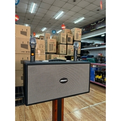 Loa karaoke xách tay iMusic MX-09 550W, echo,Reverb...Tặng kèm 2 micro không dây UHF