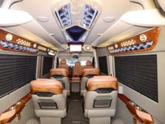 Bus Mai Chau to Hanoi Limousine minivan 11 seater