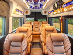 Bus Mai Chau to Hanoi Limousine minivan 11 seater