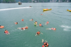 Combo Cat Ba 2D1N 03: Bus+Hotel+Tour Dinner and Sunset on Lan Ha Bay