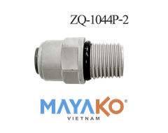 Cút nối thẳng  ren ngoài có gioăng