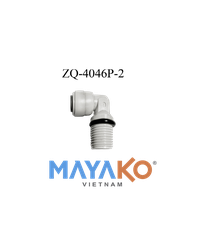 Cút góc ren xoáy có gioăng