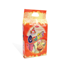 "Chu He" Cream Biscuits in plastic bag 320g - Chocolate - Coffee Flavor