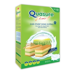 Quasure Light Cake In Paper Box 180g - Pandan Flavor