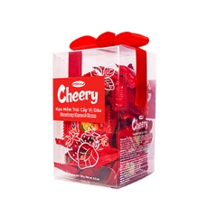 Cheery Soft Candy In Plastic Jar 100g - Strawberry Flavor