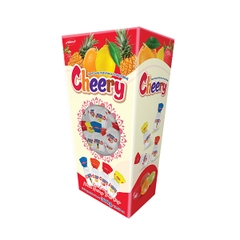Cheery Fruit Filling Hard Candy In Paper Box 300g - Red