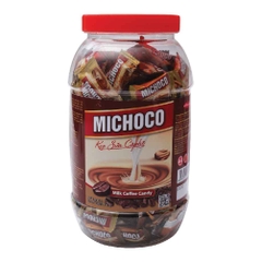 Michico milk coffee hard candy in plastic jar 600g