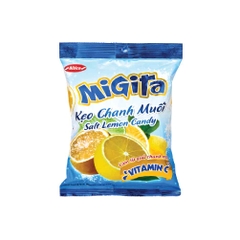 Migita Salted Lemon hard candy in plastic bag 70g