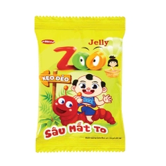 Zoo "Sau Mat To" worm jelly candy in plastic bag 24g