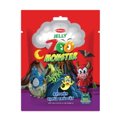 Zoo monster jelly candy in plastic bag 96g