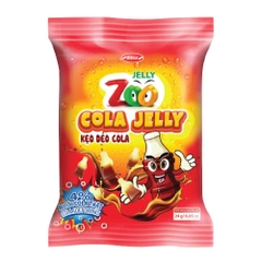Zoo Cola Jelly Candy In Plastic Bag 96g