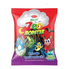 Zoo Monster Jelly Candy In Plastic Bag 24g