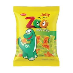 Zoo oil coated jelly candy in plastic bag 200g