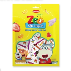 Zoo Fruit Soda Jelly Candy in plastic bag 400g