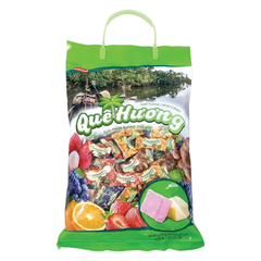Que Huong soft candy in plastic bag 600g - assorted flavor