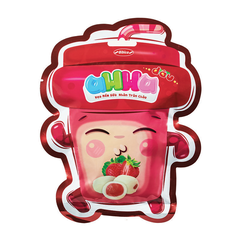 aHHa Strawberry Bublble Fluffy Milk Soft Candy in plastic bag 50g