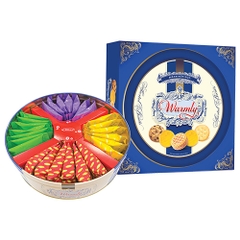 Warmly Assorted Cracker In Tin 350g - Blue