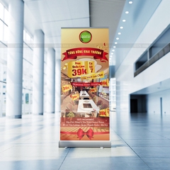 In Standee Cuốn 0.8x2M