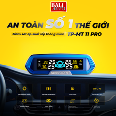 Hệ thống giám sát áp suất lốp năng lượng mặt trời tín hiệu giọng nói TP-MT 11 PRO thế hệ mới