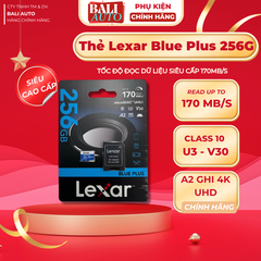 Thẻ nhớ Lexar 256GB BLUE PLUS microSDXC UHS-I Card 3.0  tốc độ đọc siêu cao 170MB/S