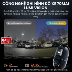 Camera hành trình 70Mai 4K omni 360° X800