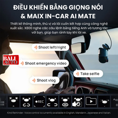 Camera hành trình 70Mai 4K omni 360° X800