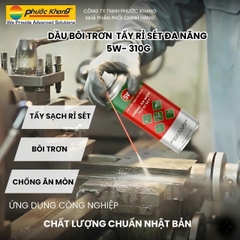 [Chính hãng] Chai xịt Tẩy Rỉ Sét Và Bôi Trơn 5W - 310g Xịt ổ khoá, bảng lề, bugi, công tắc ôtô xe máy..