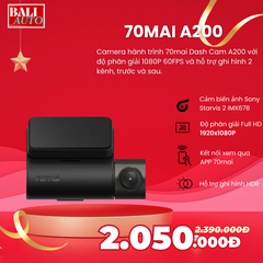 Camera hành trình 70MAI  A200