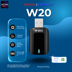 VIETMAP W20 - Thiết bị chuyển đổi CARPLAY/ ANDROID AUTO không dây