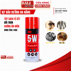 [Chính hãng] Chai xịt Tẩy Rỉ Sét Và Bôi Trơn 5W - 3M™310g Xịt ổ khoá, bảng lề, bugi, công tắc ôtô xe máy..