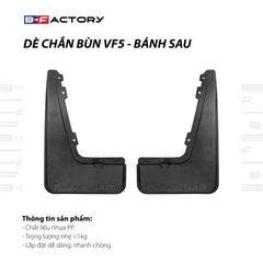 Dè chắn bùn cho xe Vinfast VF5 B-Factory - Có Video Hướng Dẫn Lắp Đặt Chi Tiết, Bảo hành 1 đổi 1