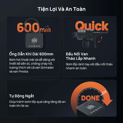 Bơm lốp ô tô 70mai TP07