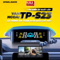 [New] Cảm biến áp suất lốp ô tô van ngoài STEEL MATE TP-S23 - thiết kế đẹp, dễ lắp đặt, bền bỉ