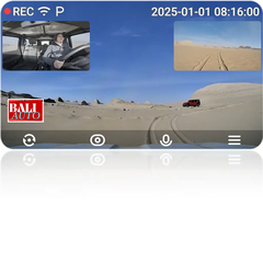 Camera hành trình 70mai 4K T800 3 kênh với chế độ 4K kép, cảm biến STARVIS 2 IMX678