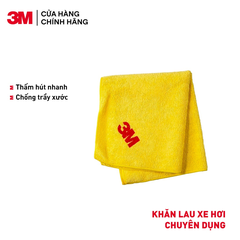 [Chính hãng] Khăn lau xe hơi chuyên dụng Microfiber siêu mềm 3M™ 50400 32 x 36 cm