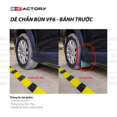 Dè chắn bùn cho xe Vinfast VF6 B-Factory - Có Video Hướng Dẫn Lắp Đặt Chi Tiết, Bảo hành 1 đổi 1