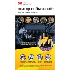 [Chính hãng] Chai Xịt Chống Chuột căn dây điện khoang máy oto - 3M™ Rodent Repellant Coating 250G